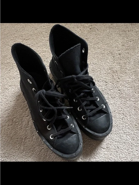 🖤SOLD🖤Converse | All Star Platform Studded Hi Tops - Picture 2 of 13